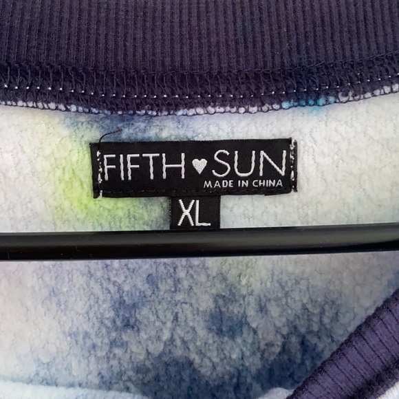 Cropped crew neck tie dye - Picture 5 of 5